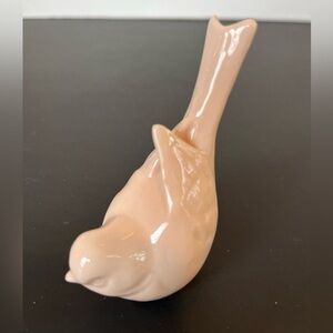 Lenox Bird With Tail Up  Color in Pale Pink